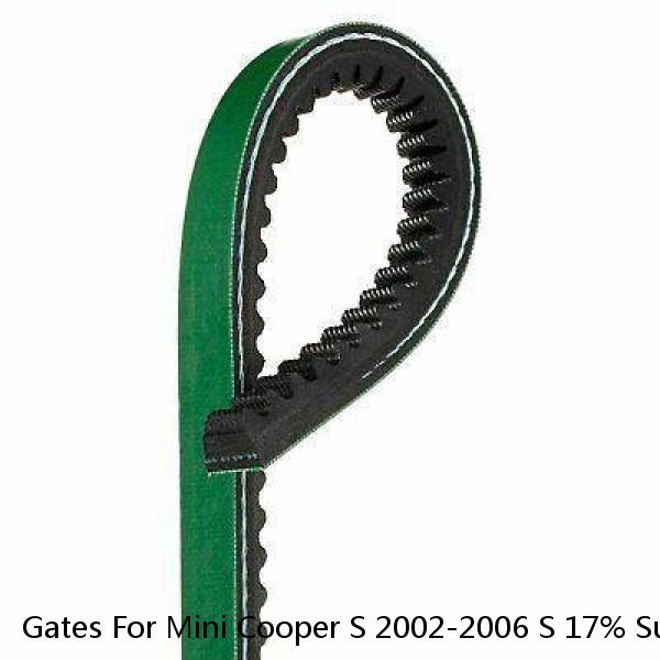 Gates For Mini Cooper S 2002-2006 S 17% Super Charger Pulley Fleetrunner Belt