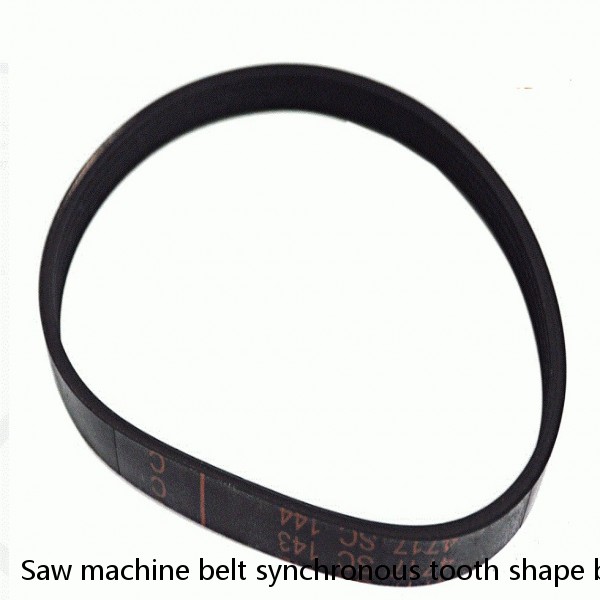 Saw machine belt synchronous tooth shape belt combined triangle multi groove v belt